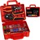 PEBA Ferrule Crimping Tool Kit with Wire Stripper 24 Sizes Tinned Copper Wire Ferrules incl Twin Ferrules Square Ratcheting Crimper AWG 287 SelfAdjusting Electrical Crimp Tool with Carry Case
