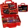 PEBA Ferrule Crimping Tool Kit with Wire Stripper 24 Sizes Tinned Copper Wire Ferrules incl Twin Ferrules Square Ratcheting Crimper AWG 287 SelfAdjusting Electrical Crimp Tool with Carry Case