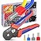Preciva Ferrule Crimping Tool Kit Upgrade Double Single Ferrules Connectors of 1500PCS Hexagonal Sawtooth SelfAdjustable Ratchet AWG2310 0256mm Wire Terminals Crimper Kit
