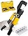 HYCLAT 10 Tons Hydraulic Crimping Tool Battery Cable Lug Terminal Crimper with 9 Pairs of Dies 12 AWG to 20 AWG Wire Crimping Tool