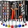 SOMELINE Ferrule Hexagonal Crimping Tool Kit 21 Sizes Ferrules 248 AWG Ferrule Crimper Hexagonal Crimp Pliers Ferrule Terminal Kit
