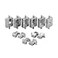 Lichamp Hydraulic Crimper Replacement Dies Hex Lug Dies for Steel Cable or Terminal Crimper Tool 9 Sizes from 12 AWG to 20 AWG 1009SL