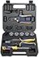 haisstronica 8PCS Crimping Tool Set Ratchet Wire Crimping Tool for Heat ShrinkInsulated NylonNonInsulatedFerrule Wire EndOpen Barrel TerminalsSolar Connectors