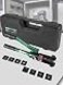 UTZIKO Hydraulic Crimping Tool 12T Crimping Force 9 Pairs of Dies 8AWG40AWG Battery Cable Crimper with High Crimping Power for Secure Connections Electrical Projects and More