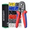 cnaodun Ferrule Crimping Tool Kit CNAODUN for AWG 237 with 1900PCS Wire Ferrules Terminals SelfAdjustable Ratchet Wire Ferrule Crimper