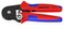 Knipex 97 53 14 Crimping Pliers for end sleeves with selfadjustment 00810mm