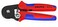 Knipex 97 53 14 Crimping Pliers for end sleeves with selfadjustment 00810mm