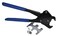 WaterLine Heavy Duty PEX Crimp Ring Tool for Plumbers ProfessionalGrade Plumbing Crimper for Copper PEX Rings Low Profile OneHanded Design Includes GONO GO Gauge for Precision Crimping