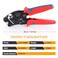 Flytuo Front Loading Ferrule Crimp Tool and Ferrule Crimper Works for End Sleeves Ferrules and Wire End Terminals from AWG 305