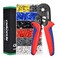 cnaodun Ferrule Crimping Tool Kit CNAODUN for AWG 237 with 1900PCS Wire Ferrules Terminals Hexagonal SelfAdjustable Ratchet Wire Ferrule Crimper
