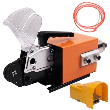 HTYTOOL Ferrule Pneumatic Crimping Tool Awg287 Air Powered Wire Terminals Crimper Machine AM 64