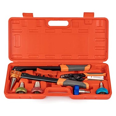 IWISS iCrimp PEX Expansion Tool Kit for F1960 ProPEX Systems Indexed AutoRotating Heads with Ring Removal Tool 38 12 34 1 Manual Expander Kit