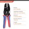 HKS Crimping Tool for Solar PV Cable Connectors Ratcheting Wire Crimpers AWG 148 2510mm Ratchet Terminal Crimper Electrical Crimping Tool