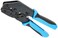 Multicomp HT225D Ratchet Crimping Tool with 30 AWG to 18 AWG Wire SizeBlue and Black