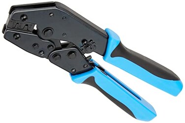 Multicomp HT225D Ratchet Crimping Tool with 30 AWG to 18 AWG Wire SizeBlue and Black
