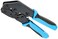 Multicomp HT225D Ratchet Crimping Tool with 30 AWG to 18 AWG Wire SizeBlue and Black