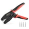 JRready ACTLYJRN002H Open Barrel Terminal Full Cycle Ratcheting PremiumGrade Hand Crimping Tool for Molex Standard 093 236mm Pin and Socket Crimp Terminals 1189 1190 Series 1420 AWG