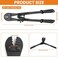 TooTaci Wire Rope Crimping Tool Wire Rope Swaging Tool for Aluminum Oval Sleeves Double Sleeves Crimping Loop sleeve from 116inch to 18inch Cable Crimper