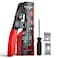 AMPCOM Pass Through RJ45 Crimp Tool Allinone Ethernet Crimper Crimping for STP UTP RJ45 RJ11 Cat8 Cat7 Cat6A Cat6 Cat5e Cat5 Connectors AM728RD