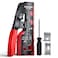 AMPCOM Pass Through RJ45 Crimp Tool Allinone Ethernet Crimper Crimping for STP UTP RJ45 RJ11 Cat8 Cat7 Cat6A Cat6 Cat5e Cat5 Connectors AM728RD