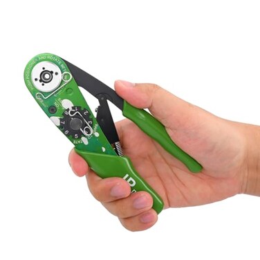 JRready NEWAS2G Indent impression Crimping Tool design according M22520 2 01 Crimper for miniature Connector and M39029 solid contact MIL connector etc 2032AWG Wire harness solid contact