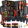 SOMELINE Crimping Tool Kit Waterproof Automotive Electrical Connectors 123456 Pin 2214 AWG Ratchet Crimper Terminal Removal Tools for CarMotorcycleBoat