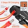 Preciva Ferrule Crimping Tool Kit AWG 285 Quadrilateral Ferrule Crimper SelfAdjustable Ratchet 950Pcs Single and 350Pcs Twin Wire Ferrule Terminals Connectors