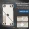 SRXECT Wire Ferrule Crimping Tool23 to 40AWG Square Jaw Wire Crimping Pliers for Insulated Terminal Noninsulated Ferrule