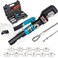 AMZCNC Wire Rope Crimping Tool Kit Swaging Tool for Aluminum Ferrules and Oval Sleeves 364316 Stainless Steel with Wire Cutter