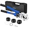 VORXEON Copper pipe Pro press crimper 8 Ton Hydraulic Tube Fittings Crimping Tool with Vus Dies 12 34 1 360 Rotating Head Storage Case For Plumbers Electricians HVAC Techs
