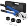 VORXEON Copper pipe Pro press crimper 8 Ton Hydraulic Tube Fittings Crimping Tool with Vus Dies 12 34 1 360 Rotating Head Storage Case For Plumbers Electricians HVAC Techs