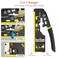Proster RJ45 Crimp Tool Kit 3 in 1 Pass Through RJ45 Crimper Ethernet Crimping Tool for 8P RJ45 Cat55e Cat66a 6P RJ11 RJ12 with Cable Tester Stripper 50PCS Cat6 Connectors and Protective Covers