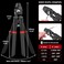 TOOGOND 328ft Wire Rope Crimping Tool Kit Fishing Crimping Tool With Black Vinyl Coated Wire Rope 7x7 Strand Core15mm 200Pcs 116Aluminum Crimp Loop Sleeves And 20Pcs Stainless Steel Thimble