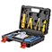 Dasxskj Network Tool kit Pass Through RJ45 Crimp Tool kit Ethernet Crimper Cat6 Cat5e Cat5 Crimping Tool with Wire Tracker 11088 Punchdown Tool Cat6 Pass Through Connectors Wire Stripper