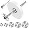 Cocowin Inside Pipe Cutter for PVC Pipe Cutter Tool with 4 Scale Adjustable Depth Gauge Guide 5pcs Saw Tooth Blades with 0315 Hex Key Shaft Plumbing Internal Plastic Pipe Cutter Set
