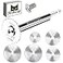 Richcat PVC Pipe Inside CutterInside Pipe CutterInternal Plastic Pipe CutterPlumbing Internal Plastic ABS Pipe Cutter Set14 Hex ShankHigh Speed Steel for PlasticPVCWoodSoft Metal