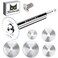Richcat PVC Pipe Inside CutterInside Pipe CutterInternal Plastic Pipe CutterPlumbing Internal Plastic ABS Pipe Cutter Set14 Hex ShankHigh Speed Steel for PlasticPVCWoodSoft Metal