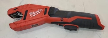 Milwaukee 247120 M12 Cordless Lithium Ion 500 RPM Copper Pipe and Tubing Cutter Adjustable from 38 to 1 Diameters Battery Not Included Power Tool Only