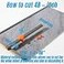 youkzuan Professional Porcelain Manual Tile Cutter Tool Kit with Large Tile Cutter can cut 48Power Pliers3Pcs Cutting Blades and 3Pcs Cutting Wheels