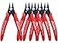 HOUSERAN 170 Wire Cutters Small Wire Cutters 5 PACK 5 Inch Micro Flush Cutter Spring Loaded Cutting Pliers Side Cutters Diagoanl Cutters for Jewelry Making Models Zip Ties Plastic Wire Snips