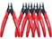 HOUSERAN 170 Wire Cutters Small Wire Cutters 5 PACK 5 Inch Micro Flush Cutter Spring Loaded Cutting Pliers Side Cutters Diagoanl Cutters for Jewelry Making Models Zip Ties Plastic Wire Snips
