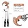 BETOOLL Heavy Duty Aluminum Copper Ratchet Cable Cutters up to 300mm Wire Cutters 600mcm