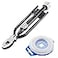 Bonsicoky 6 Inch Safety Wire Pliers with 50 FT Safety Wire Heavy Duty Wire Twisting Tool for Aircraft Machinery Vehicles