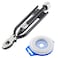 Bonsicoky 6 Inch Safety Wire Pliers with 50 FT Safety Wire Heavy Duty Wire Twisting Tool for Aircraft Machinery Vehicles