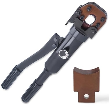 MMNZE 6T Hydraulic Cable Cutter Heavy Duty Wire Rope Cutter Bolt Cutter Wire Shear for CopperAluminum Cable Armored Cable ACSR Steel Wire Rope Steel Strand Wire