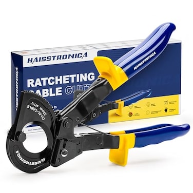haisstronica Ratchet Cable CuttersHeavy Duty Wire Cutters for Cutting Electrical Copper Aluminum Cable Wire Up to 240mm500 Kcmil