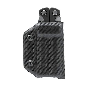 ClipCarry Clip Carry Kydex Multitool Sheath for the Leatherman CHARGE Made in USA EDC Multi Tool Sheath Holder Holster Cover Carbon Fiber Black