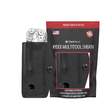 ClipCarry Clip Carry Kydex Sheath Belt Clip Holster Holder Cover for the Leatherman SKELETOOL Made in USA Black