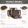 FI FLYHOMES FLYHOMES Premium FullGrain Genuine Cowhide Leather Multitool Sheath Handmade Stitched Belt Organizer for Leatherman Flashlight Pen EDC Tools MultiTool Holster Pouch with Keychain Clip