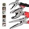 VAMPLIERS 3PC Screw Extractor Pliers Set Made in Japan 8 Linesman 75 Long Nose and 5 Mini Screw Remover Plier High Carbon Steel Stripped Screw Removal Tools